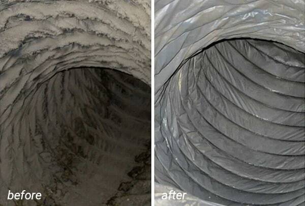 Air Duct Cleaning Las Vegas before and after