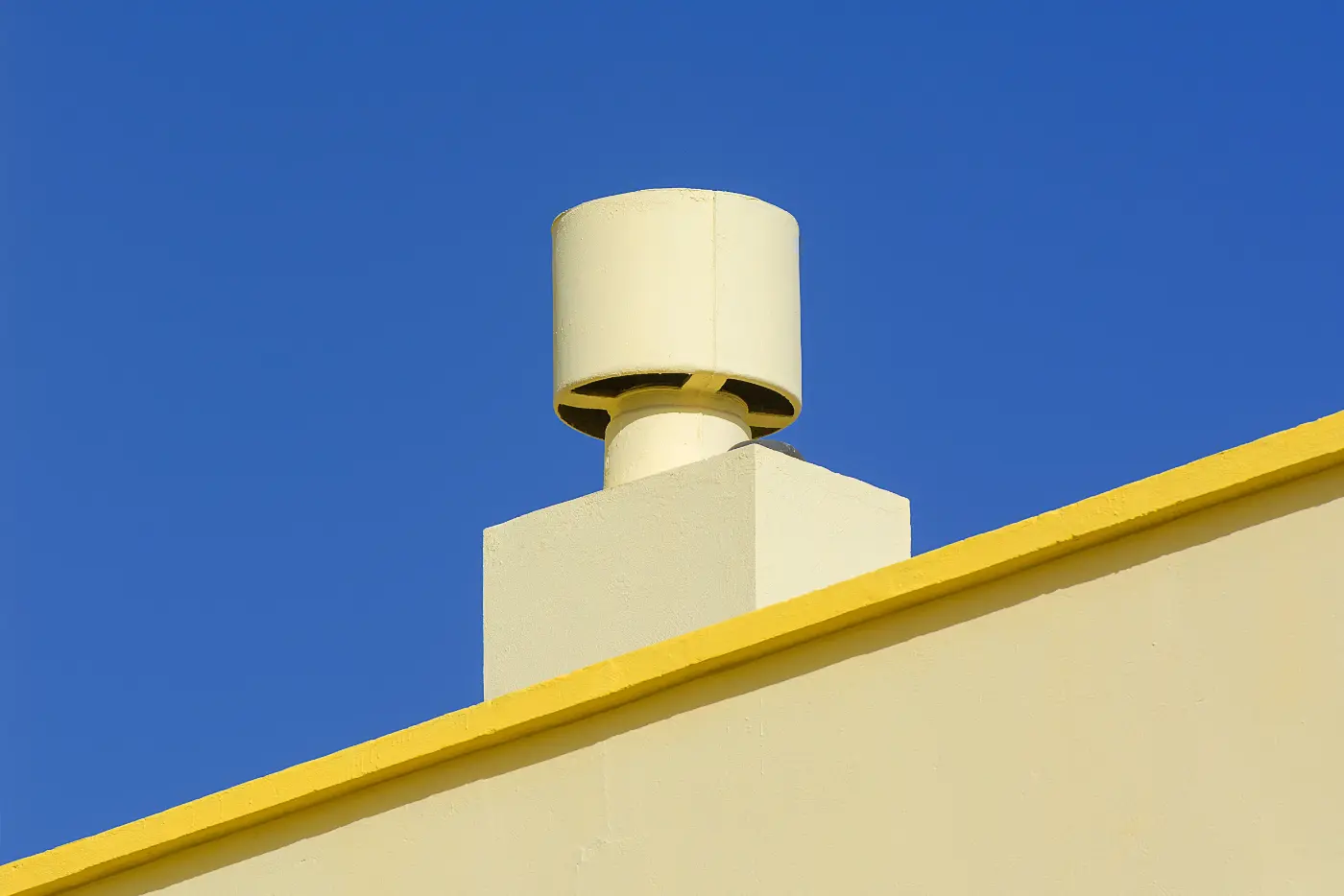 Air duct vent cap on home exterior in North Las Vegas
